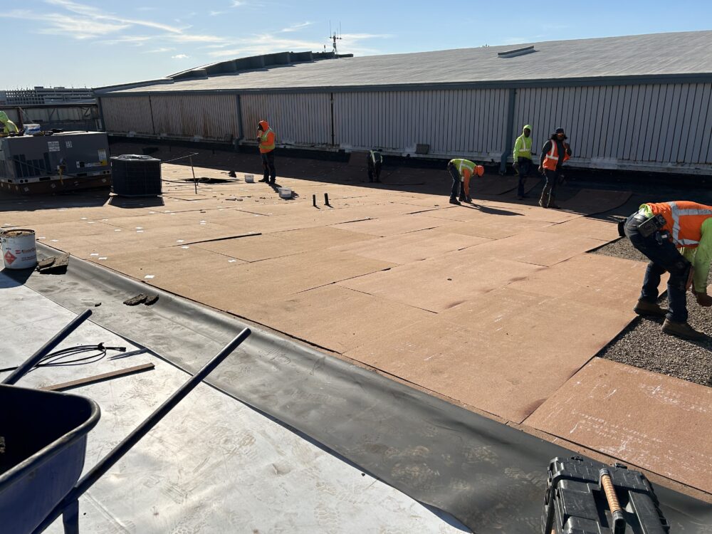 Roof Repairs at Lovefield Airport by Pillar Roofing