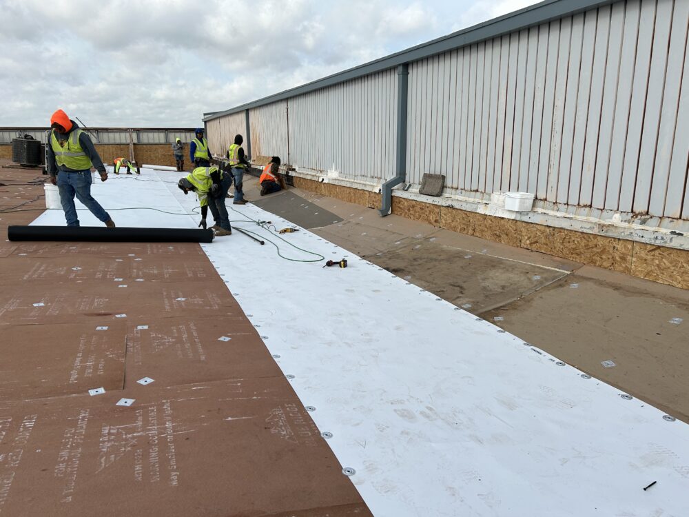 Roof Repairs at Lovefield Airport by Pillar Roofing