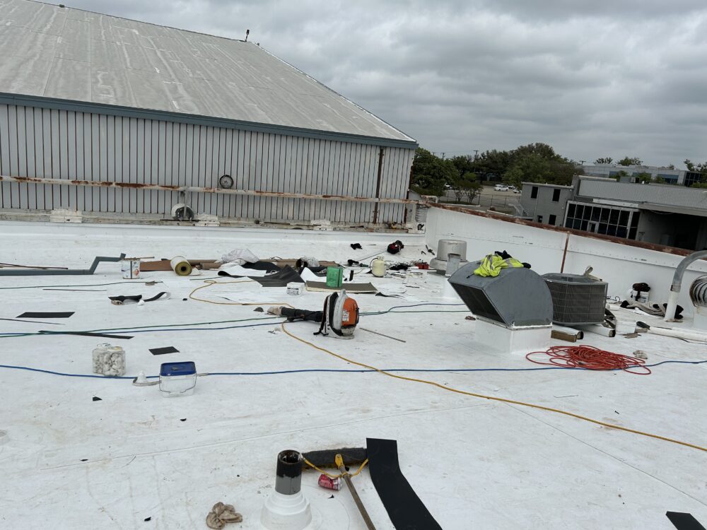 Roof Repairs at Lovefield Airport by Pillar Roofing