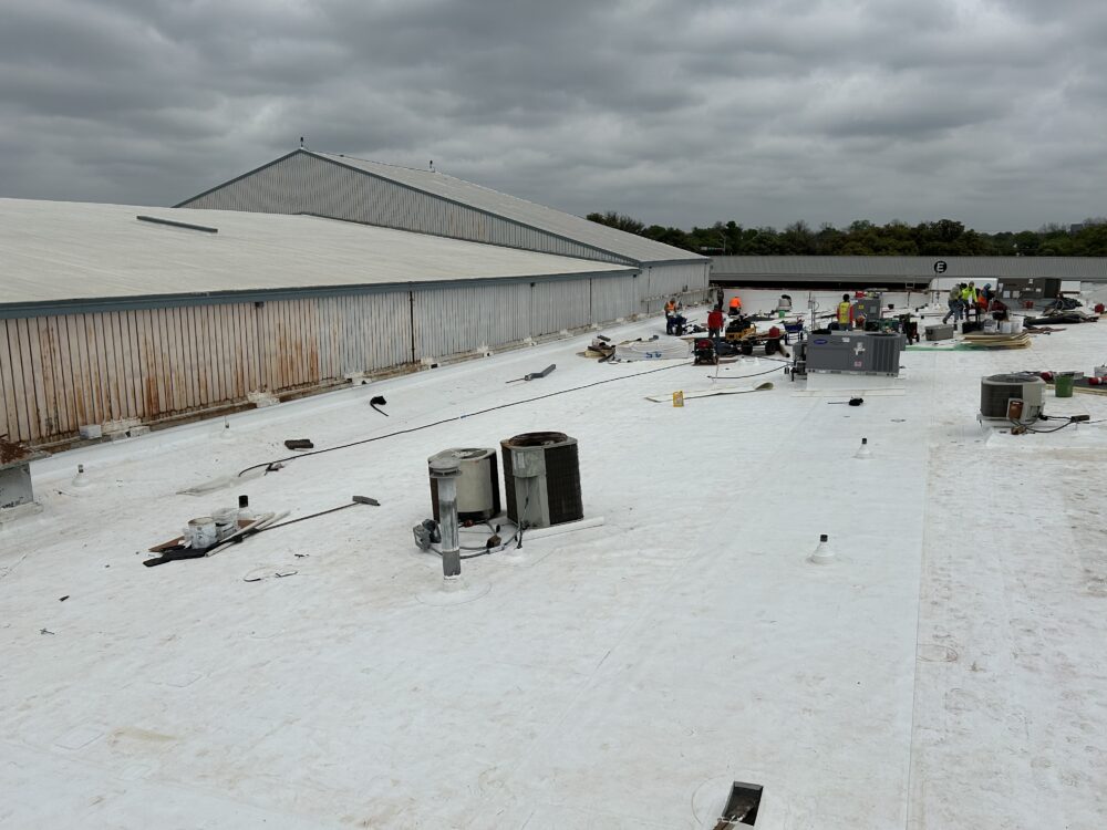 Roof Repairs at Lovefield Airport by Pillar Roofing