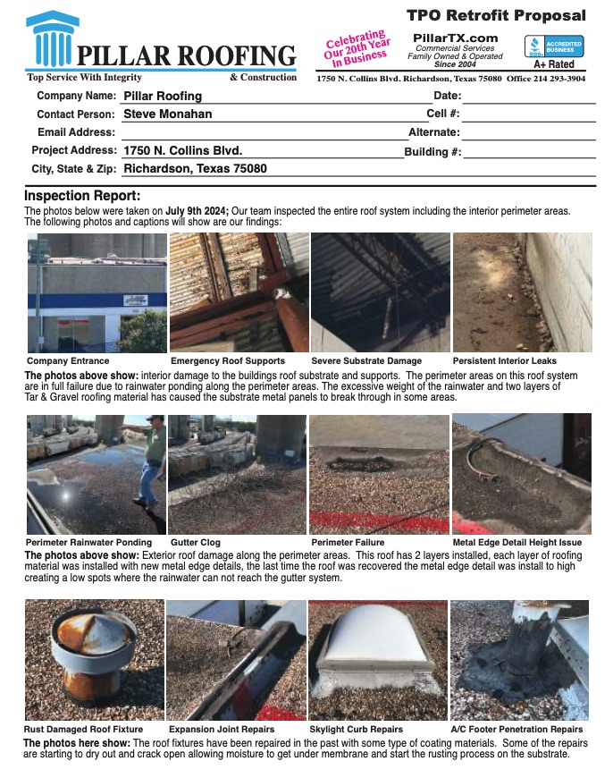 retrofit proposal sample